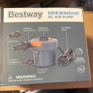 Sidewinder AC Air Pump - Black and Orange